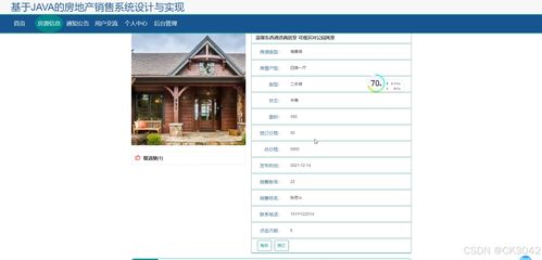 JSP基于Java的房地产销售系统设计与实现——南宁办公软件开发与销售实践